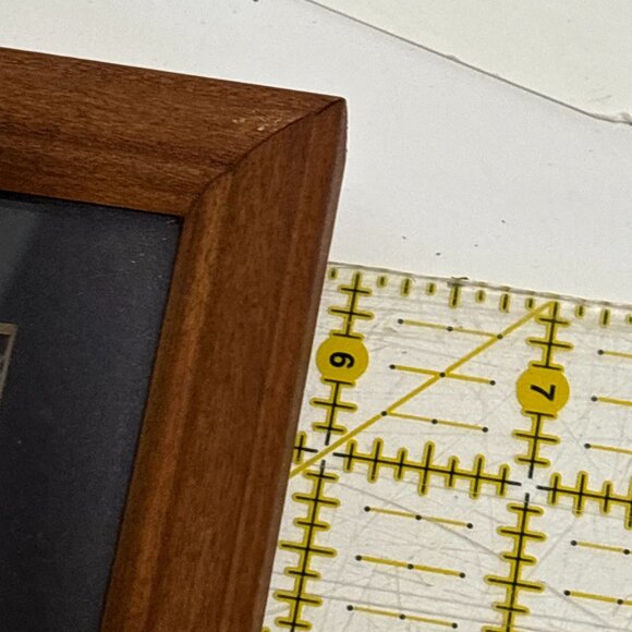 Vintage Coca Cola Wall Decor Picture Wood Frame Gas Station Classic Car 7" - Picture 12 of 13